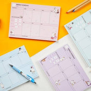 K-Wonderland Moomin Weekly Planner Diary Journal Pad Kawaii Gifts