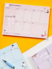 K-Wonderland Moomin Weekly Planner Diary Journal Pad Kawaii Gifts