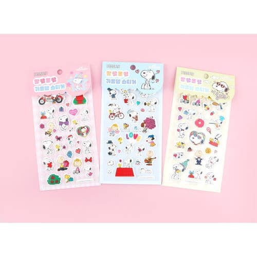 K-Wonderland Peanuts Snoopy Soft Cushion Deco Stickers Kawaii Gifts