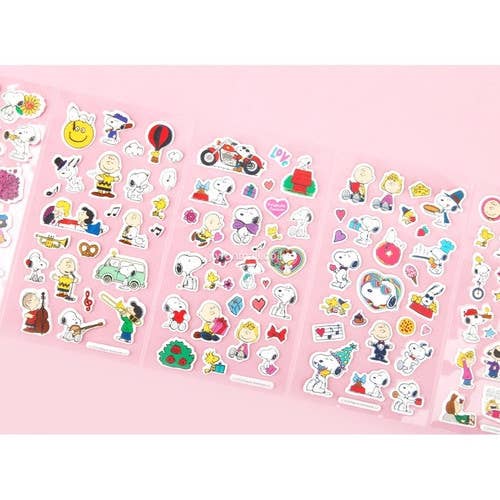 K-Wonderland Peanuts Snoopy Soft Cushion Deco Stickers Kawaii Gifts