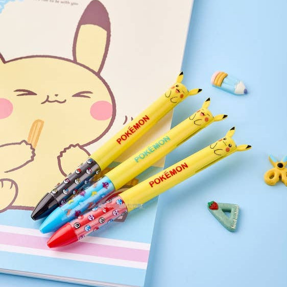 K-Wonderland Pokémon Pikachu Two-Color Ballpoint Pen Kawaii Gifts