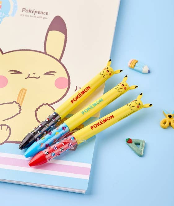 K-Wonderland Pokémon Pikachu Two-Color Ballpoint Pen Kawaii Gifts