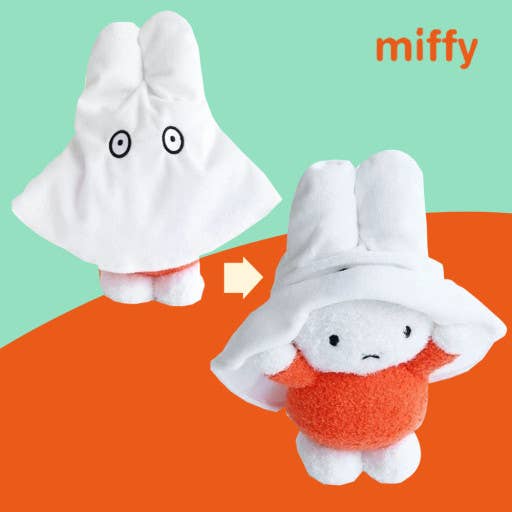 K_Wonderland Miffy Peek A Boo Ghost Play 10" Plush Kawaii Gifts