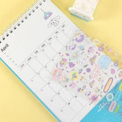 K-Wonderland Sanrio Charaters 2025 Desk Calendar Planner with Sticker Kawaii Gifts