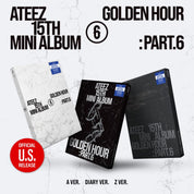 Kai Media [82event Exclusive] ATEEZ - GOLDEN HOUR: Part.6 (Photobook) [ONE PER VER PER PERSON] Kawaii Gifts