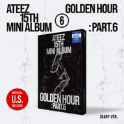 Kai Media [82event Exclusive] ATEEZ - GOLDEN HOUR: Part.6 (Photobook) [ONE PER VER PER PERSON] Diary Kawaii Gifts