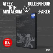 Kai Media [82event Exclusive] ATEEZ - GOLDEN HOUR: Part.6 (Photobook) [ONE PER VER PER PERSON] Z Kawaii Gifts