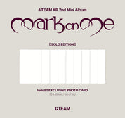 Kai Media [82event Exclusive] &TEAM - KR 2nd Mini Album 'Mark On Me' Solo (Compact) Ver. [TWO PER PERSON] Kawaii Gifts