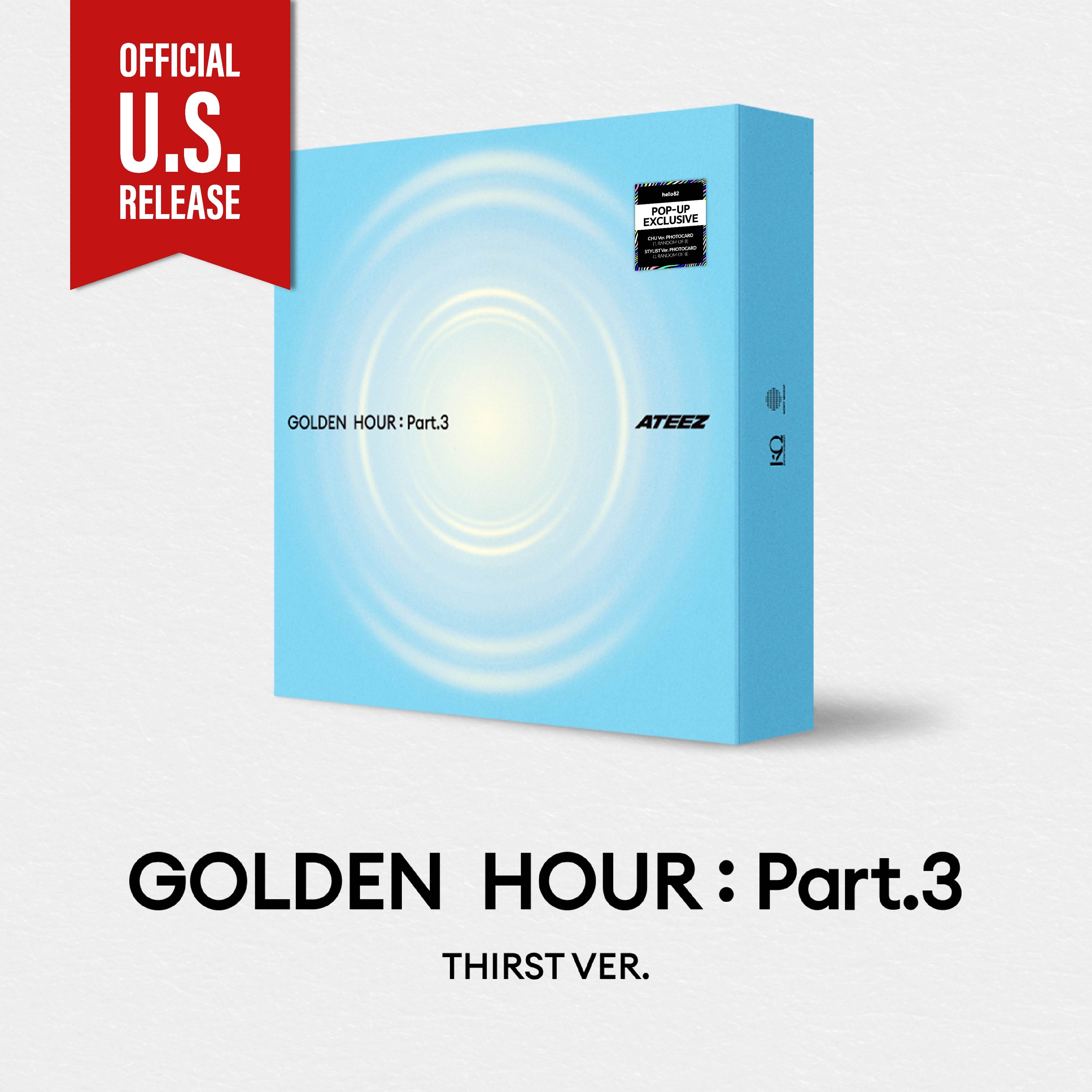 Kai Media ATEEZ - GOLDEN HOUR: Part.3 - Pop-up Exclusive Thirst Ver Kawaii Gifts