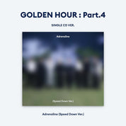 Kai Media ATEEZ - GOLDEN HOUR: Part.4 - Adrenaline Single CD - U.S. Exclusive Speed Down Ver. Kawaii Gifts