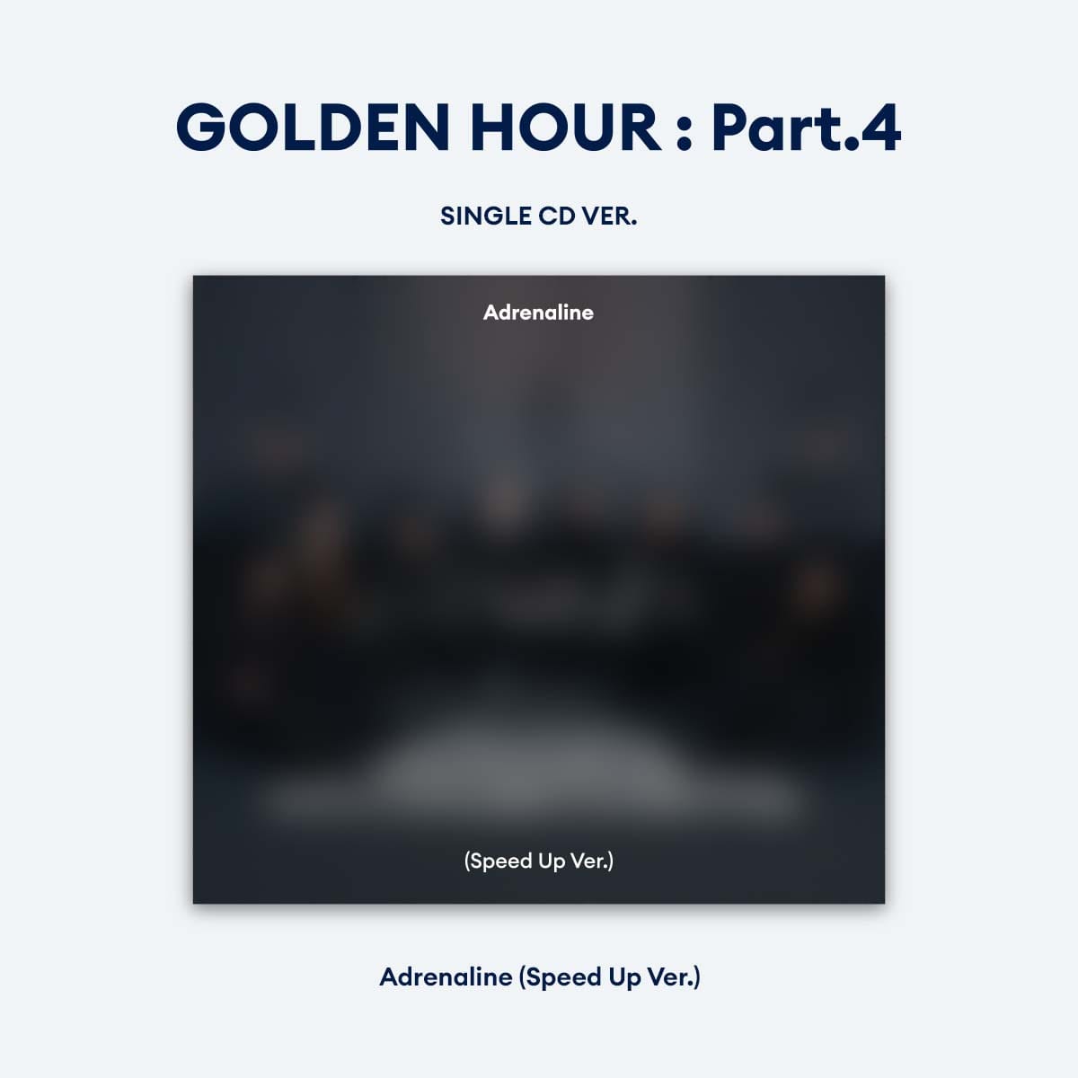 Kai Media ATEEZ - GOLDEN HOUR: Part.4 - Adrenaline Single CD - U.S. Exclusive Speed Up Ver. Kawaii Gifts