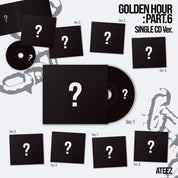 Kai Media ATEEZ - GOLDEN HOUR: Part.6 (Single CD) [ONE PER VER PER CUSTOMER] Kawaii Gifts