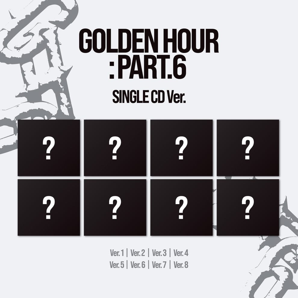 Kai Media ATEEZ - GOLDEN HOUR: Part.6 (Single CD) [ONE PER VER PER CUSTOMER] Kawaii Gifts