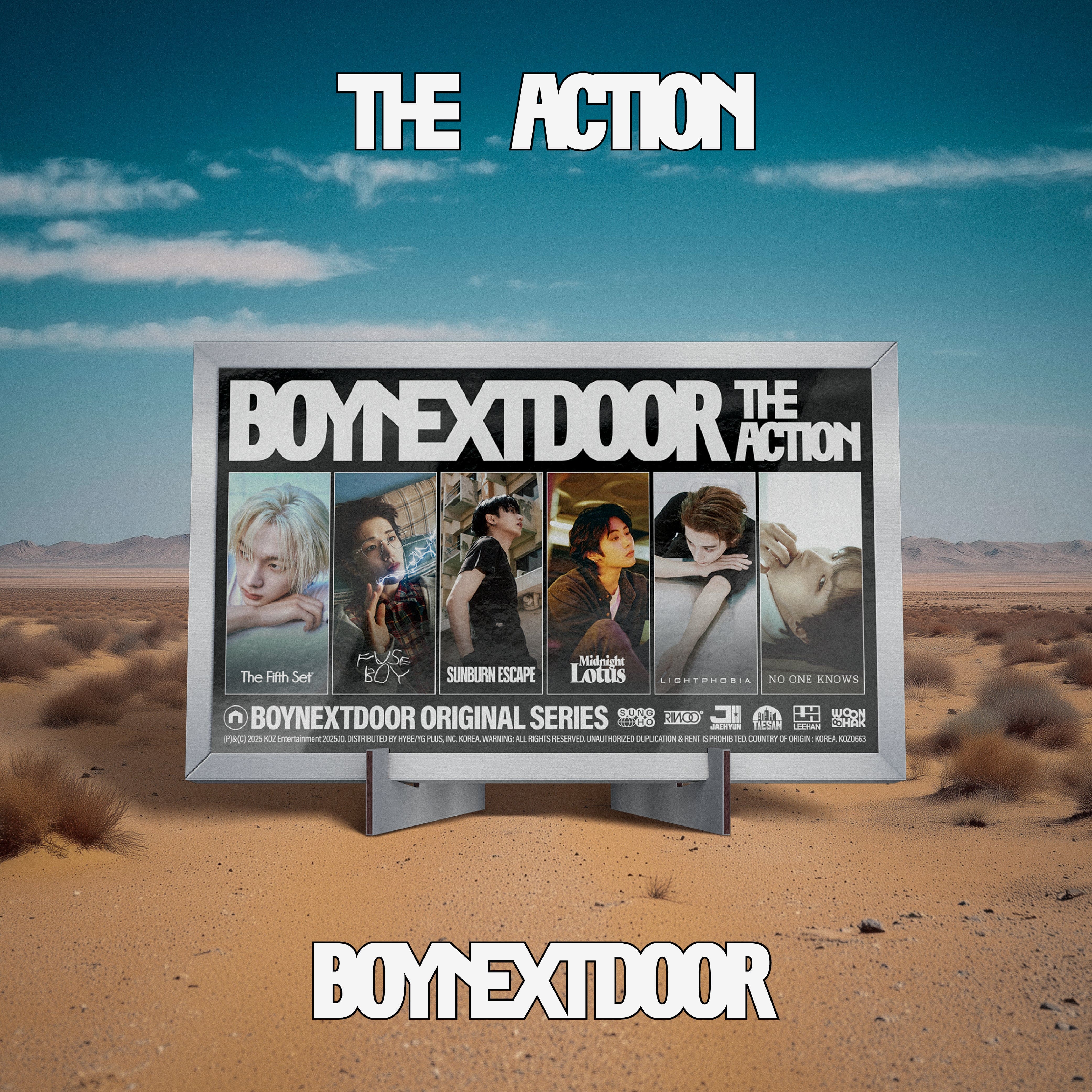 BOYNEXTDOOR TheAction Frame ver. 未開封 BOYNEXTDOOR - 'The Action' (Frame Ver.) – Kawaii Gifts