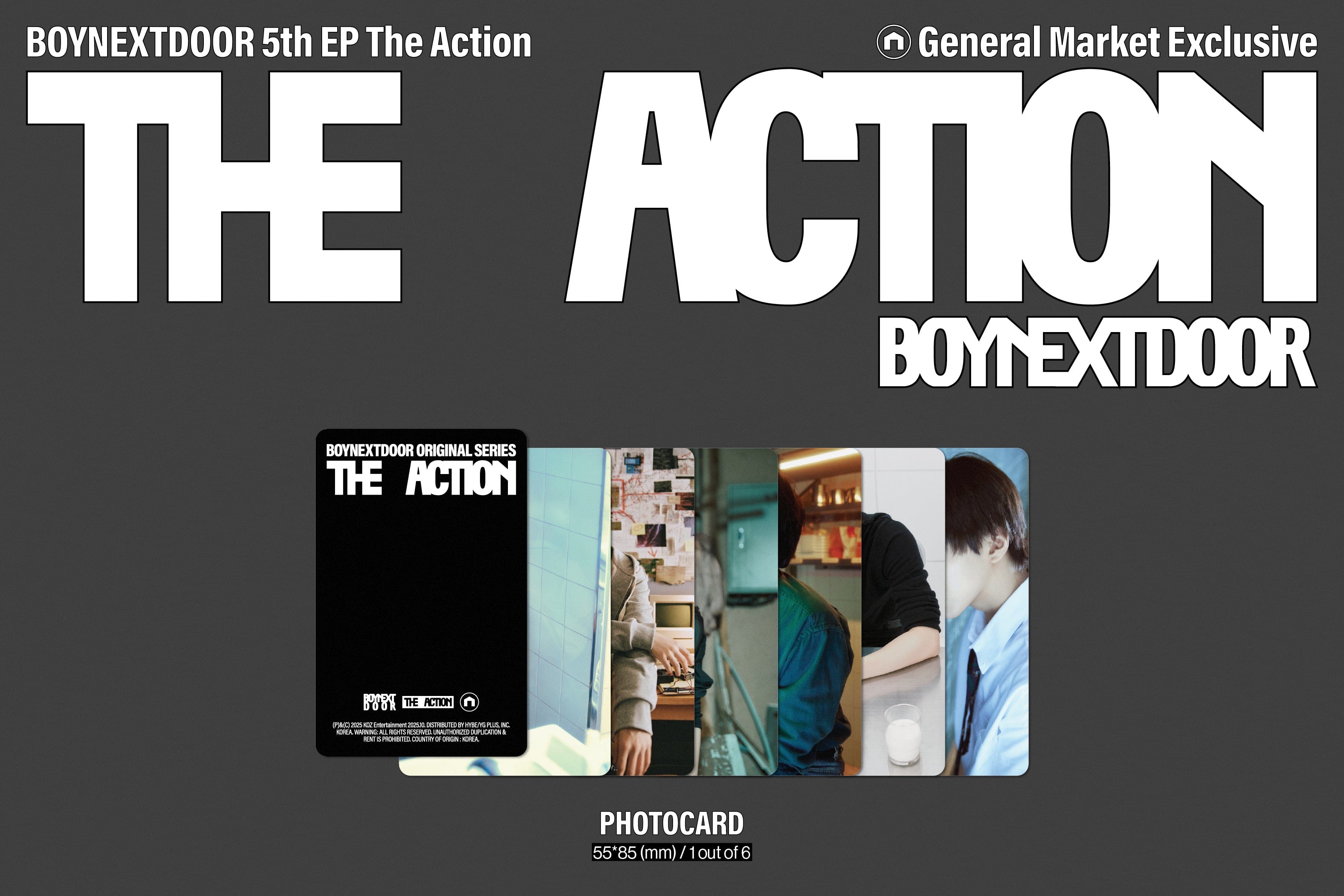 BOYNEXTDOOR - 'The Action' (Frame Ver.) – Kawaii Gifts