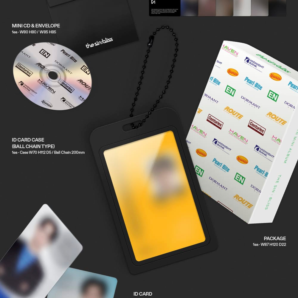 Kai Media ENHYPEN - The Sin : Bliss (ID Card Keyring Ver.) Kawaii Gifts