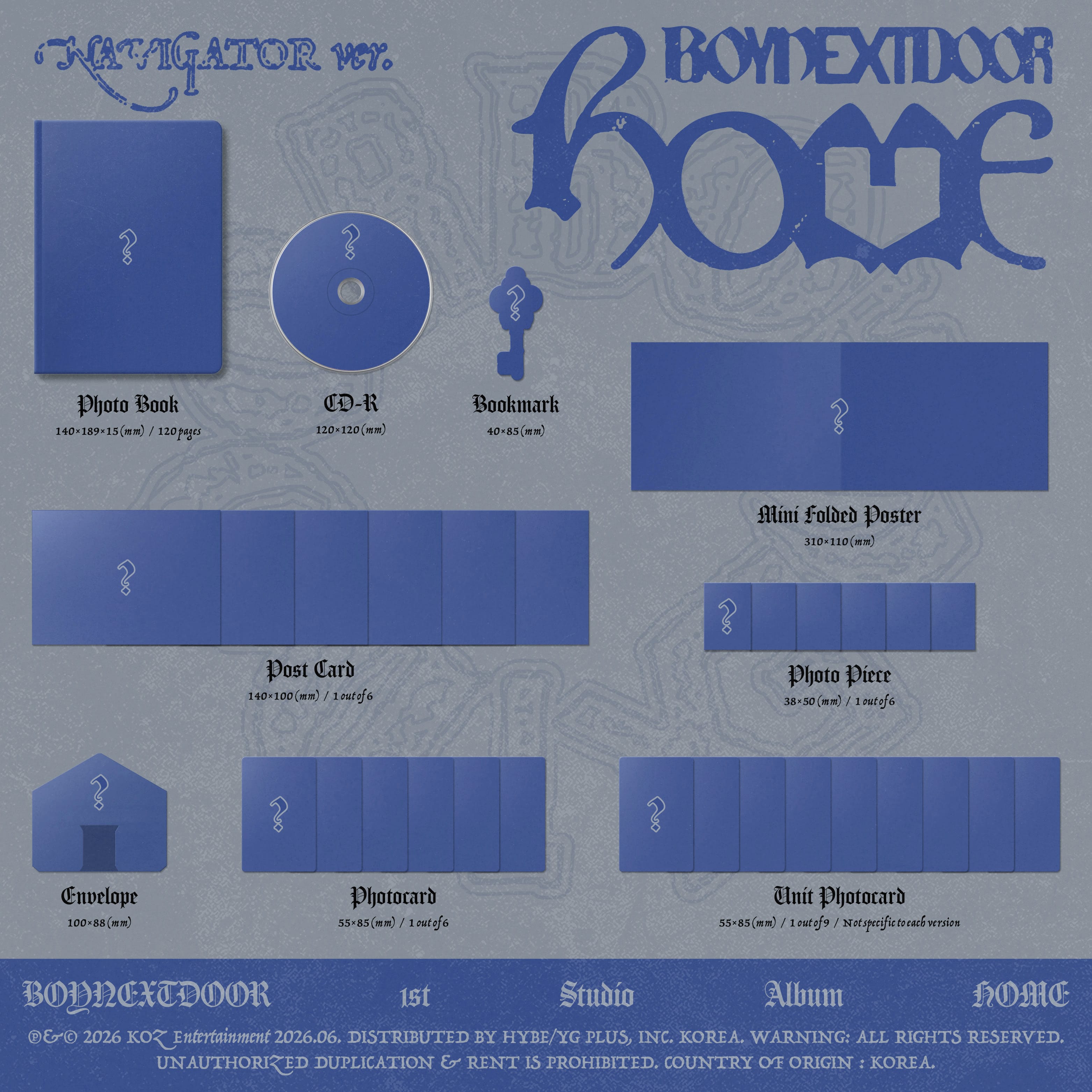 Kai Media [hello82 Exclusive] BOYNEXTDOOR - 1st Studio Album 'Home' Kawaii Gifts