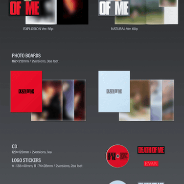 Kai Media [hello82 Exclusive] EVAN - Death of Me [ONE PER VER PER CUSTOMER] Kawaii Gifts