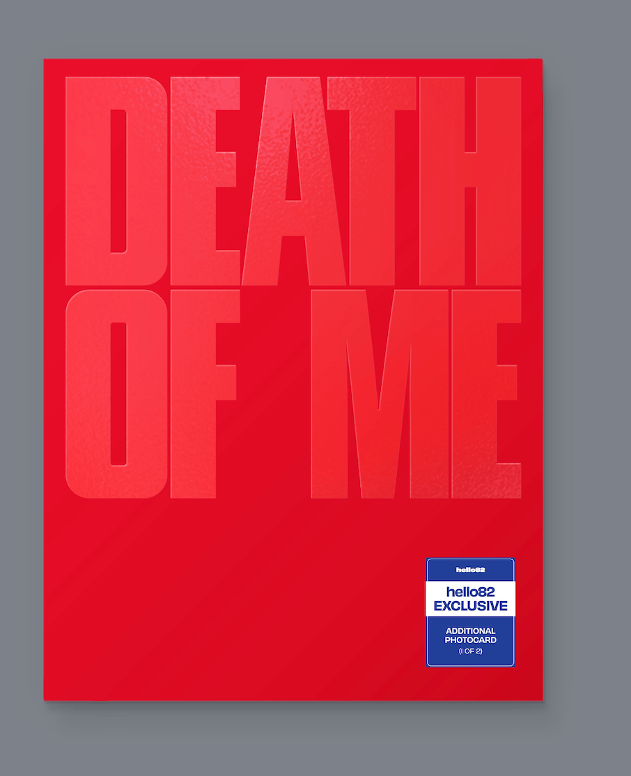 Kai Media [hello82 Exclusive] EVAN - Death of Me [ONE PER VER PER CUSTOMER] Explosion Kawaii Gifts