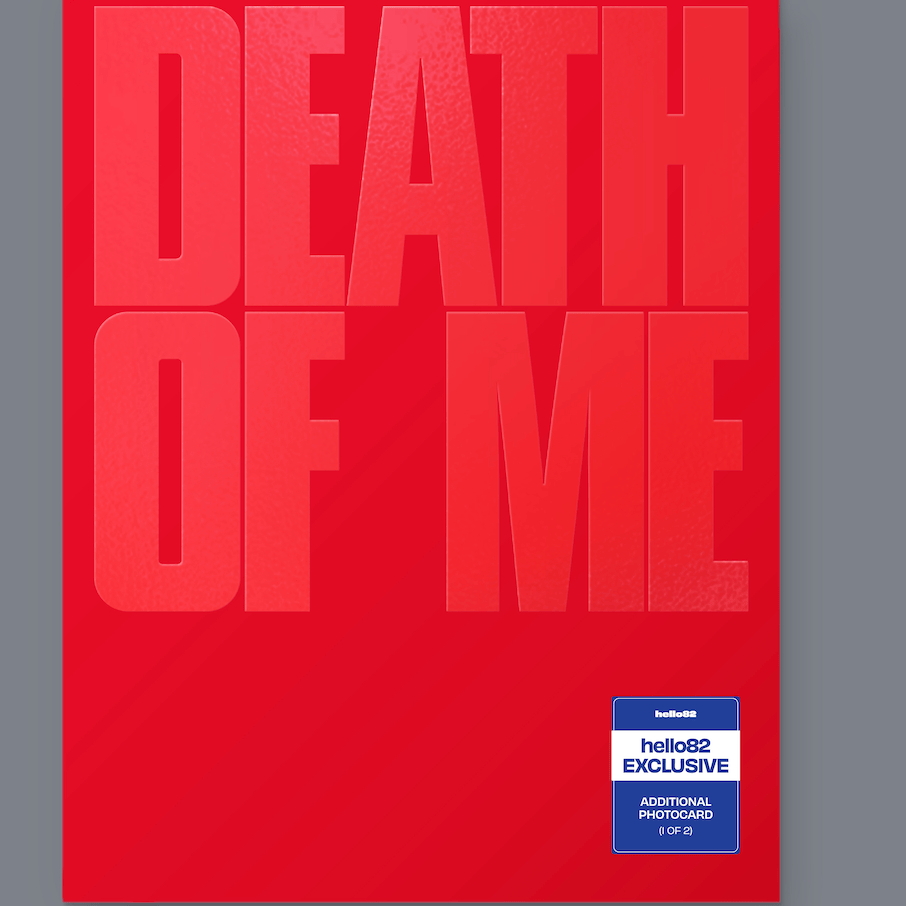Kai Media [hello82 Exclusive] EVAN - Death of Me [ONE PER VER PER CUSTOMER] Explosion Kawaii Gifts