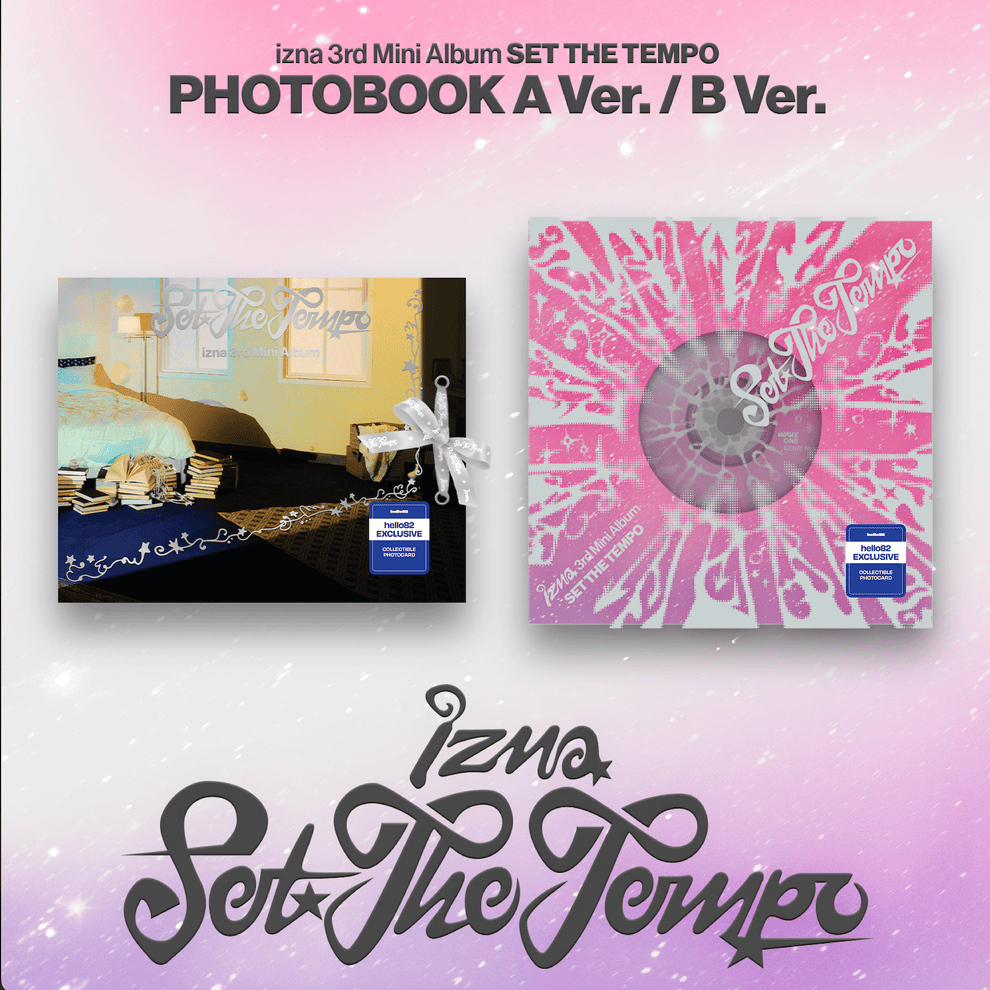 Kai Media [hello82 Exclusive] IZNA - 3rd Mini Album [Set The Tempo] Photobook Ver. Kawaii Gifts
