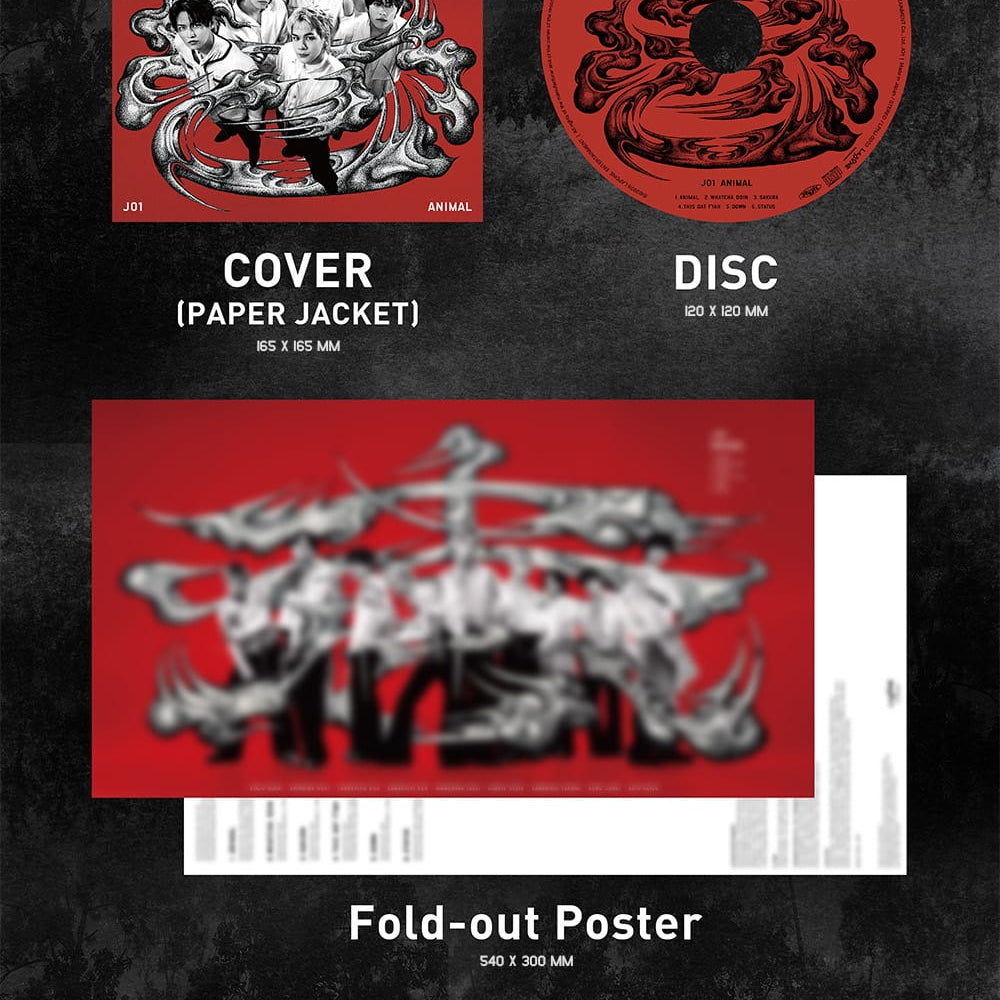 Kai Media [hello82 Exclusive] JO1 - Animal Regular Edition C [TWO PER PERSON] Kawaii Gifts