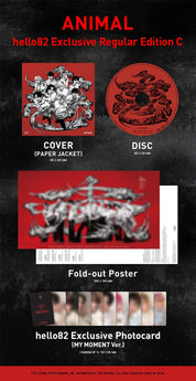 Kai Media [hello82 Exclusive] JO1 - Animal Regular Edition C [TWO PER PERSON] Kawaii Gifts