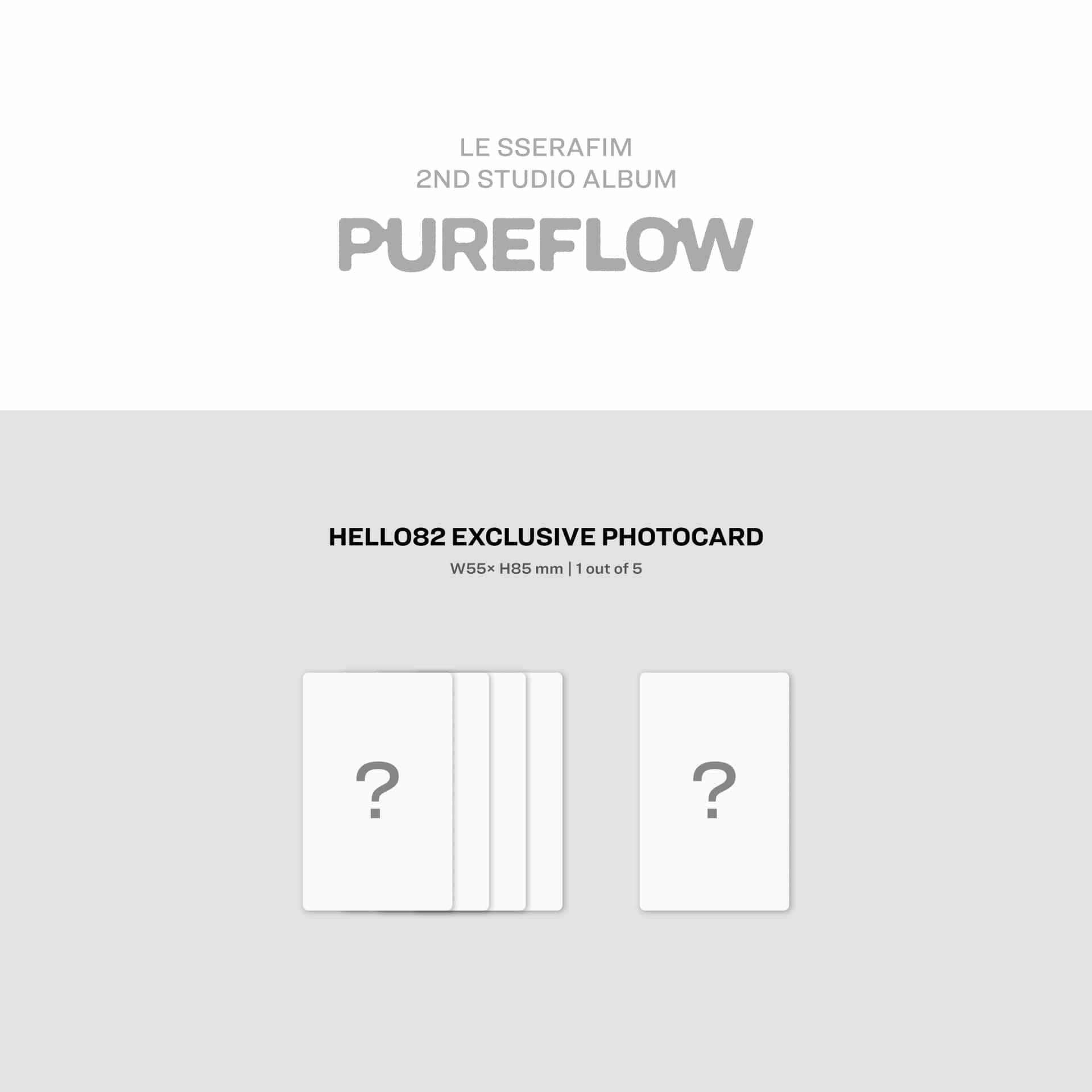 Kai Media [hello82 Exclusive] LE SSERAFIM - 2nd Studio Album 'Pureflow' pt.1 Kawaii Gifts