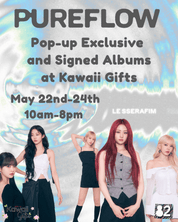 Kai Media [hello82 Exclusive] LE SSERAFIM - 2nd Studio Album 'Pureflow' pt.1 Kawaii Gifts