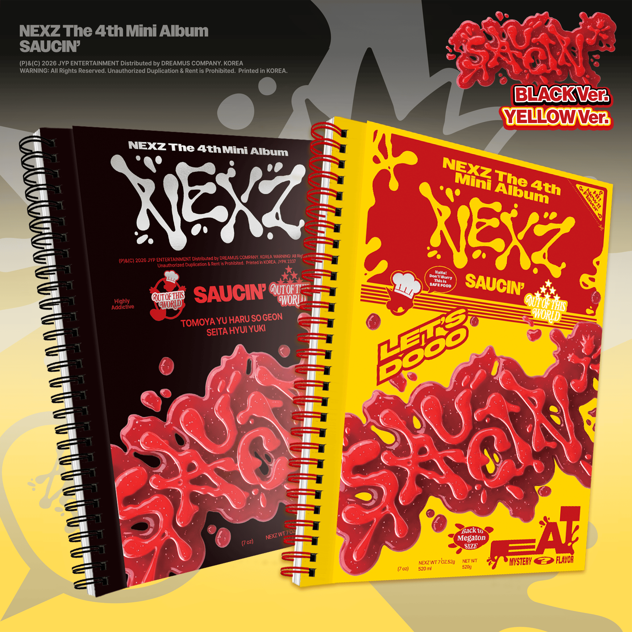 Kai Media [hello82 Exclusive] NEXZ - Saucin' [ONE PER VER PER CUSTOMER] Kawaii Gifts