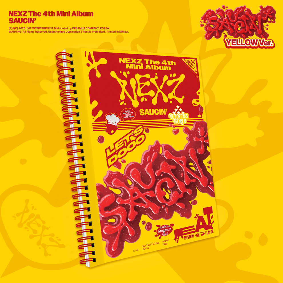 Kai Media [hello82 Exclusive] NEXZ - Saucin' [ONE PER VER PER CUSTOMER] Yellow Kawaii Gifts