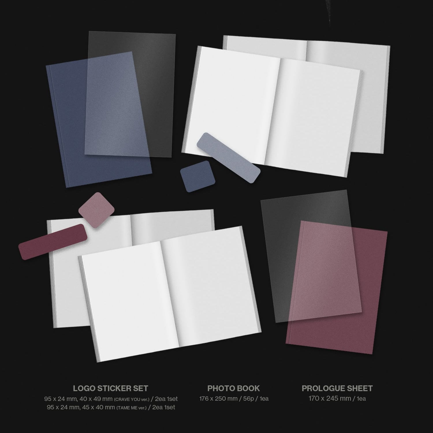 Kai Media [hello82 Exclusive] &TEAM - KR 2nd Mini Album 'Mark On Me' Photobook Ver. [ONE PER VER PER PERSON] Kawaii Gifts