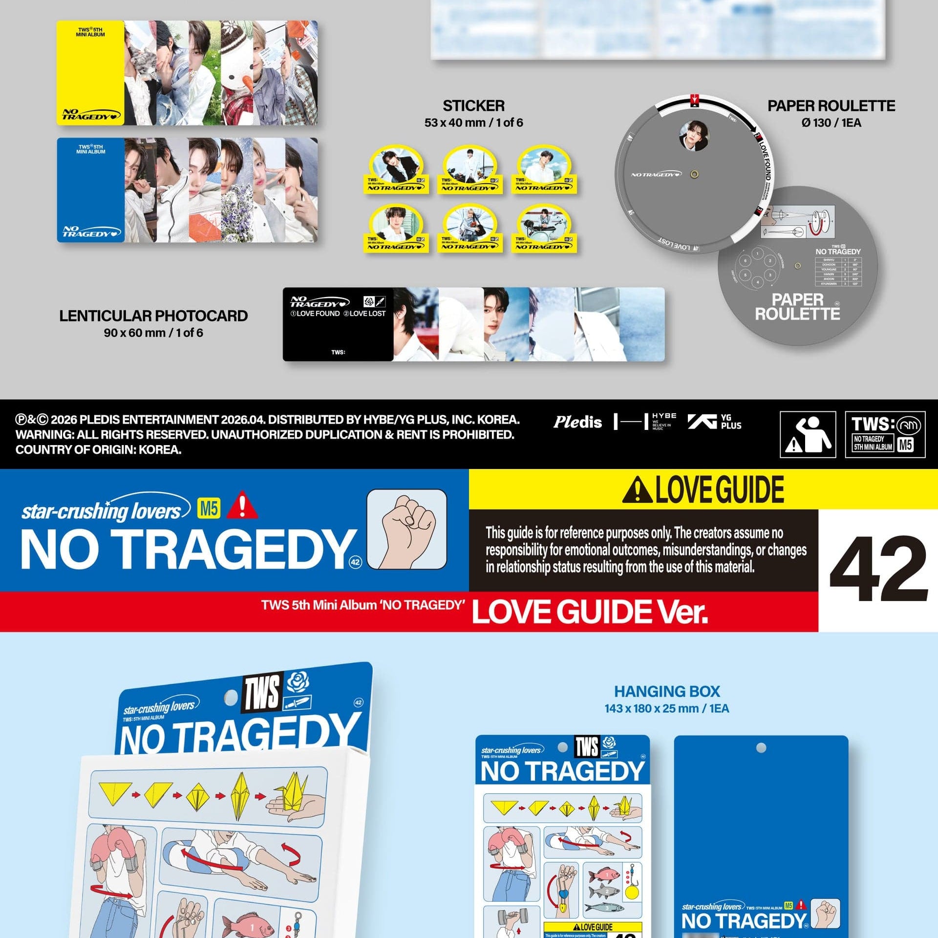 Kai Media [hello82 Exclusive] TWS - No Tragedy Kawaii Gifts