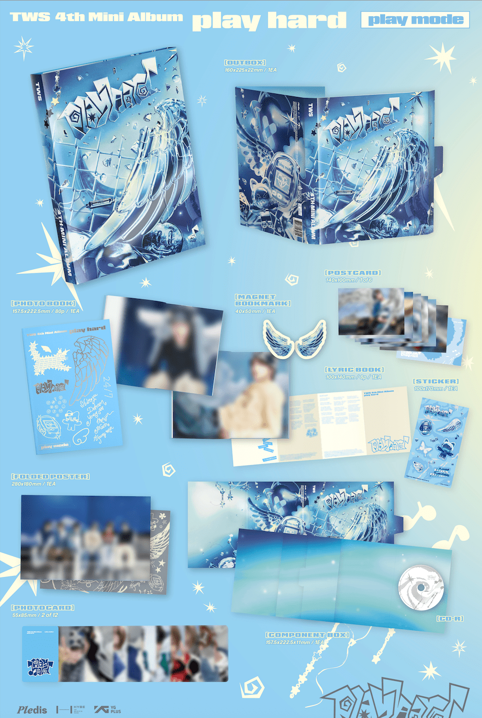 Kai Media [hello82 Exclusive] TWS - 'play hard' Kawaii Gifts