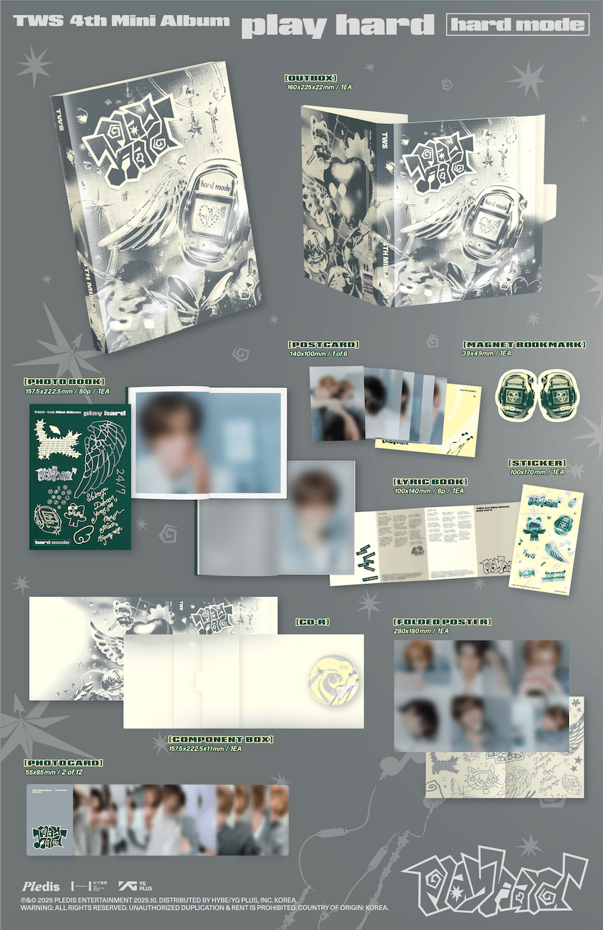 Kai Media [hello82 Exclusive] TWS - 'play hard' Kawaii Gifts