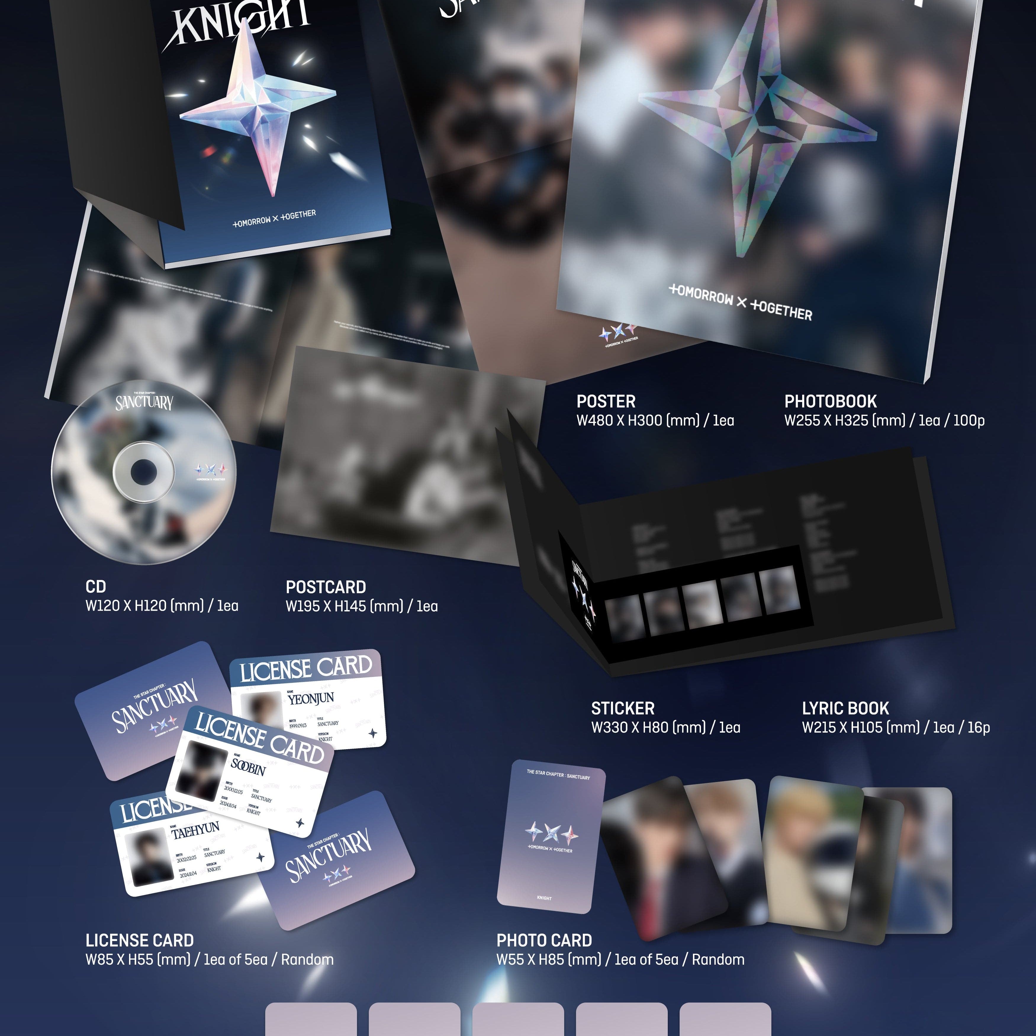 Kai Media [hello82 Exclusive] TXT - The Dream Chapter: Sanctuary Knight Kawaii Gifts 198704171369