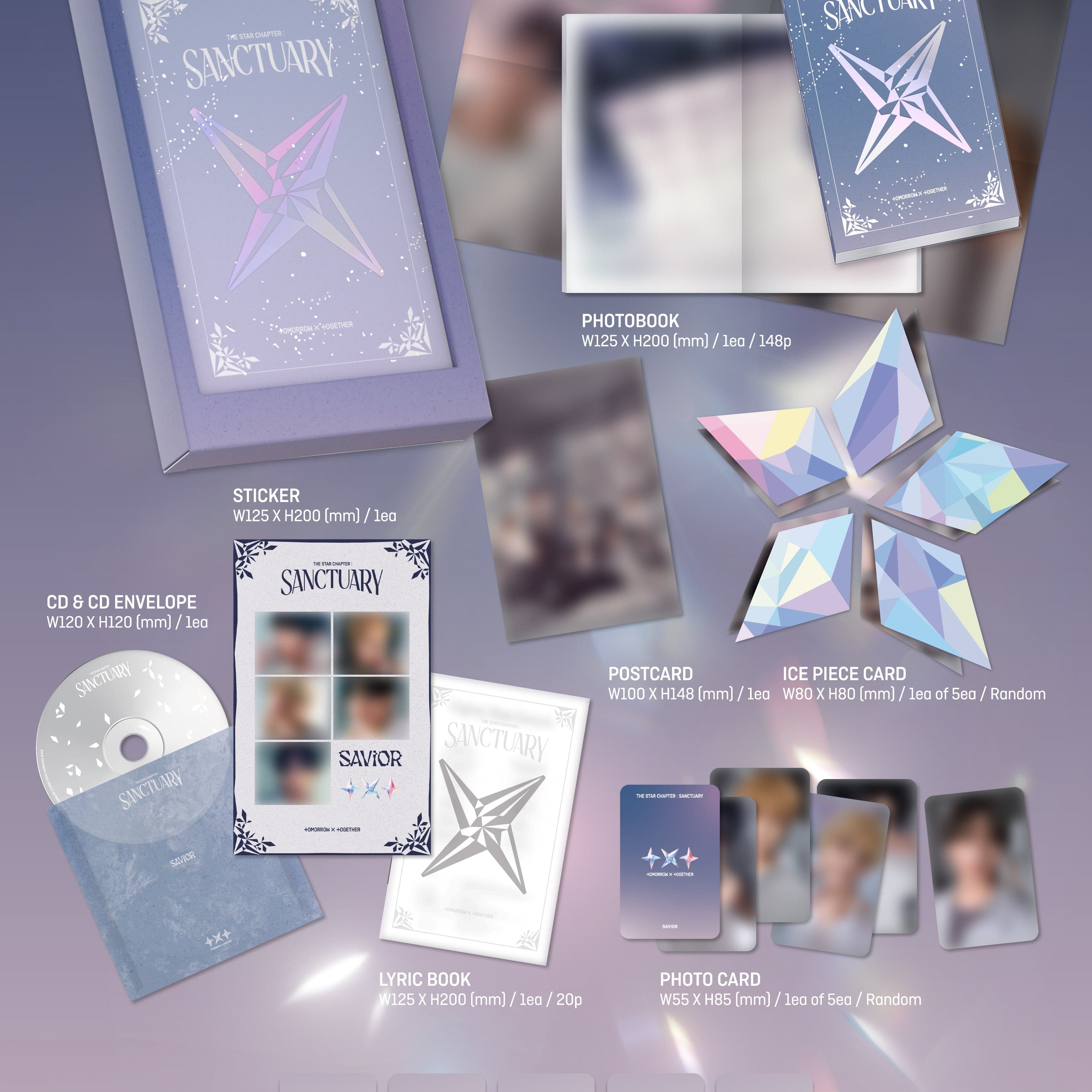 Kai Media [hello82 Exclusive] TXT - The Dream Chapter: Sanctuary Savior Kawaii Gifts 198704171376