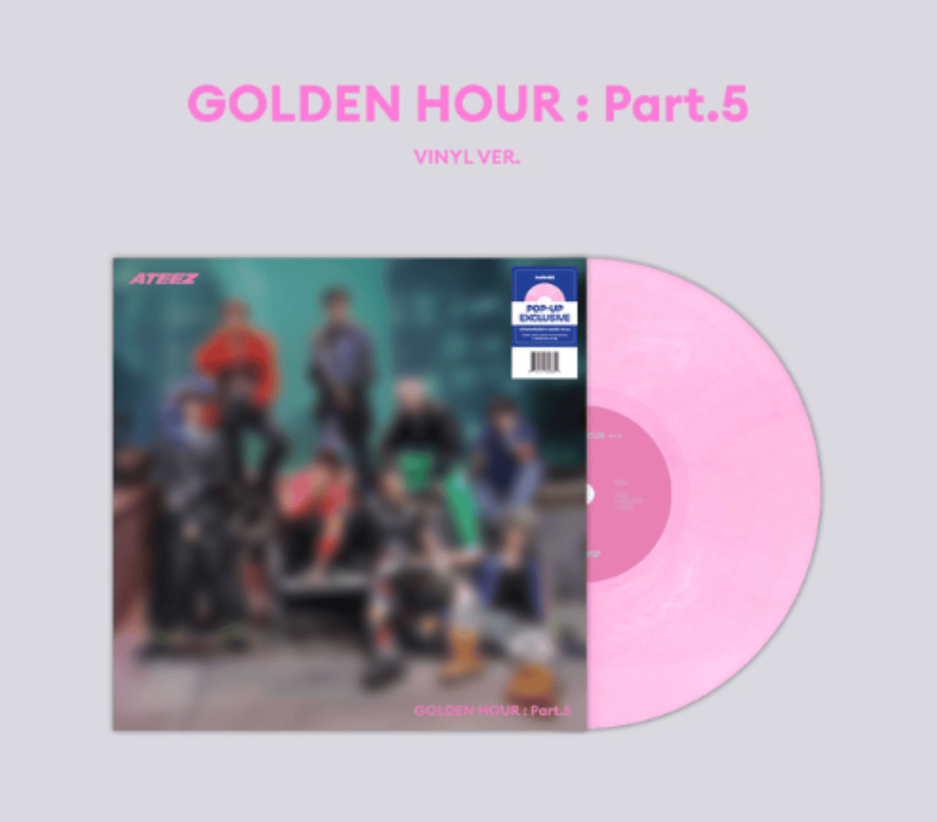 Kai Media [hello82 Pop-Up Exclusive] ATEEZ - GOLDEN HOUR: Part.5 (Vinyl) Kawaii Gifts 810141858862