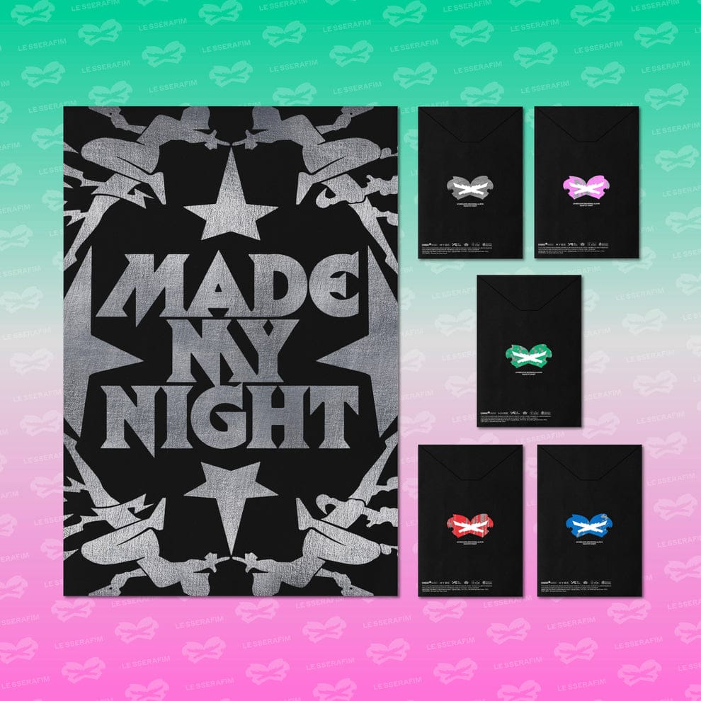 Kai Media LE SSERAFIM - 2nd Single Album 'Made My Night' (Compact Ver.) Kawaii Gifts