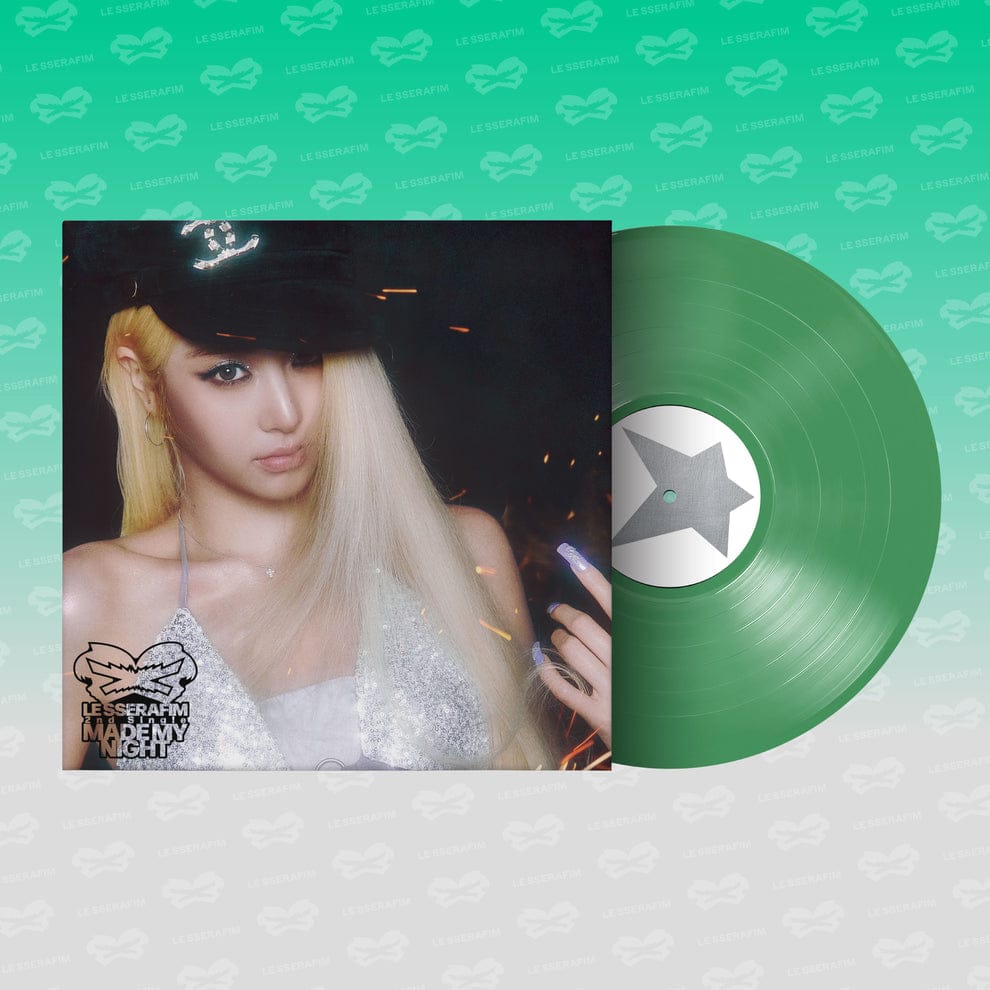 Kai Media LE SSERAFIM - 2nd Single Album 'Made My Night' (Vinyl Ver.) [ONE PER PERSON] Spring Green Kawaii Gifts