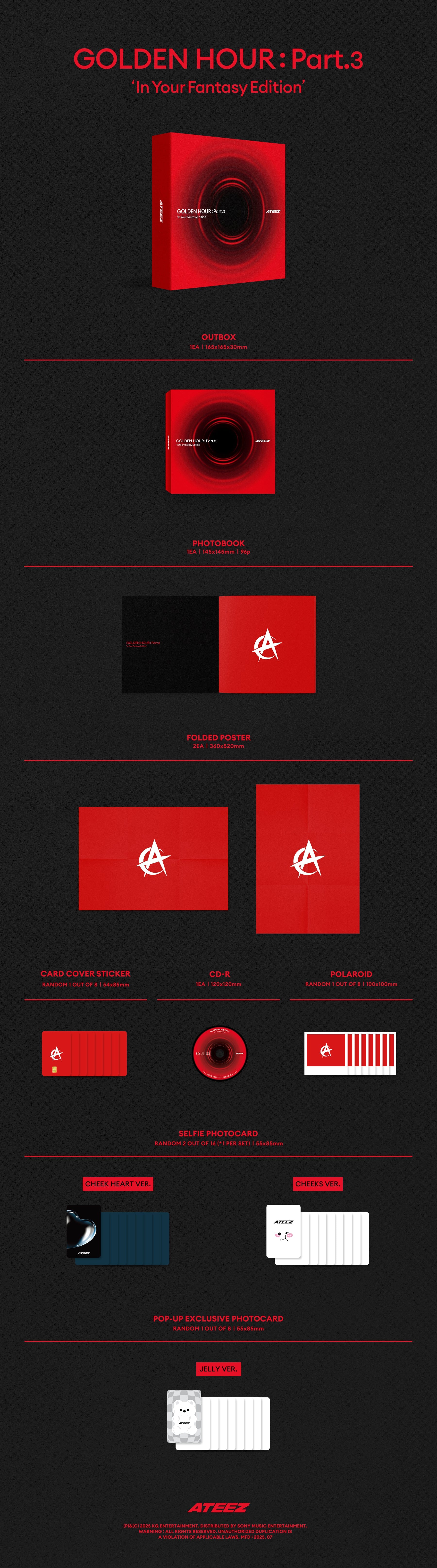Pop-Up Exclusive] ATEEZ - GOLDEN HOUR : Part.3 'In Your