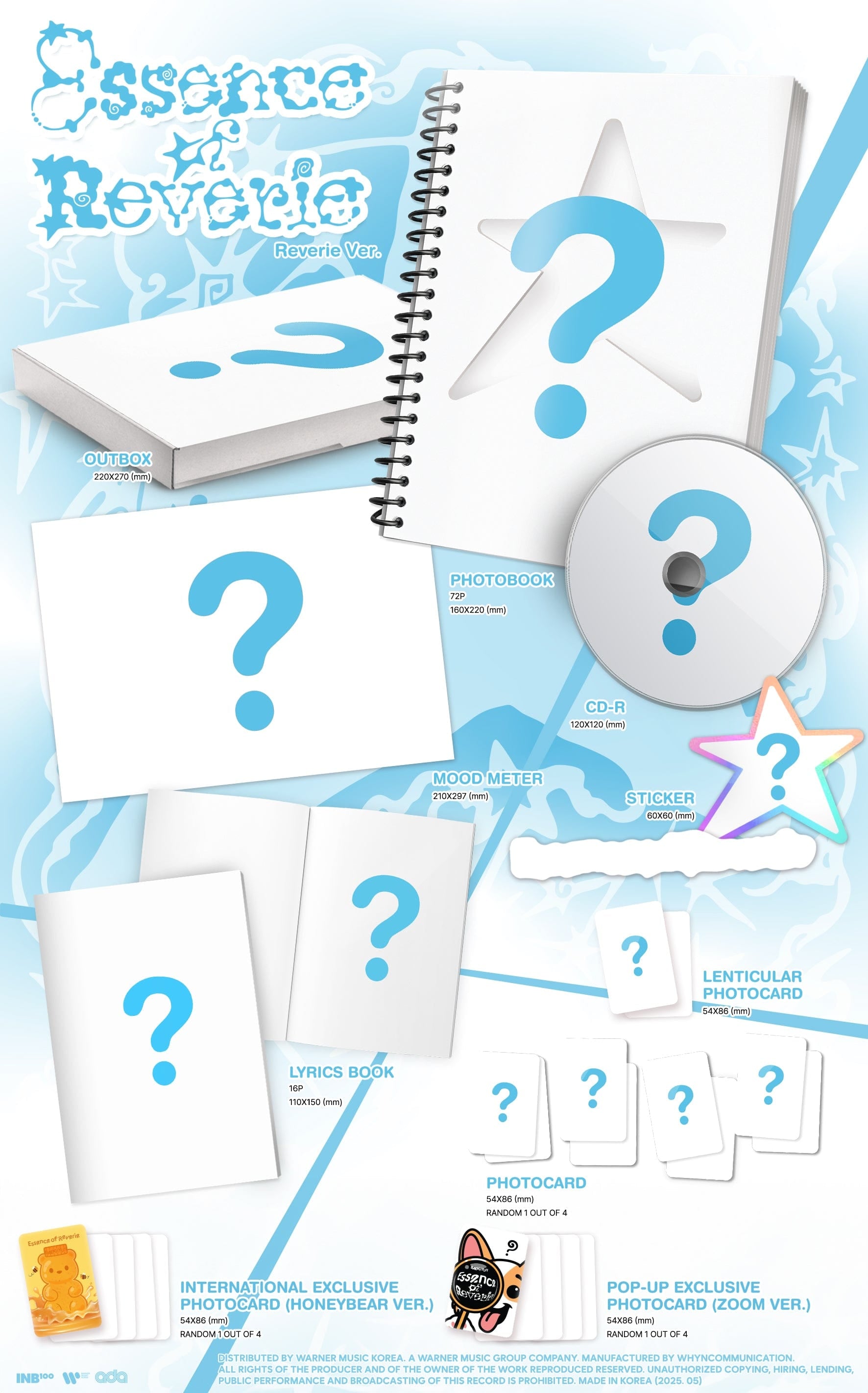 Kai Media [Pop-Up Exclusive] BAEKHYUN - Essence of Reverie Reverie Kawaii Gifts