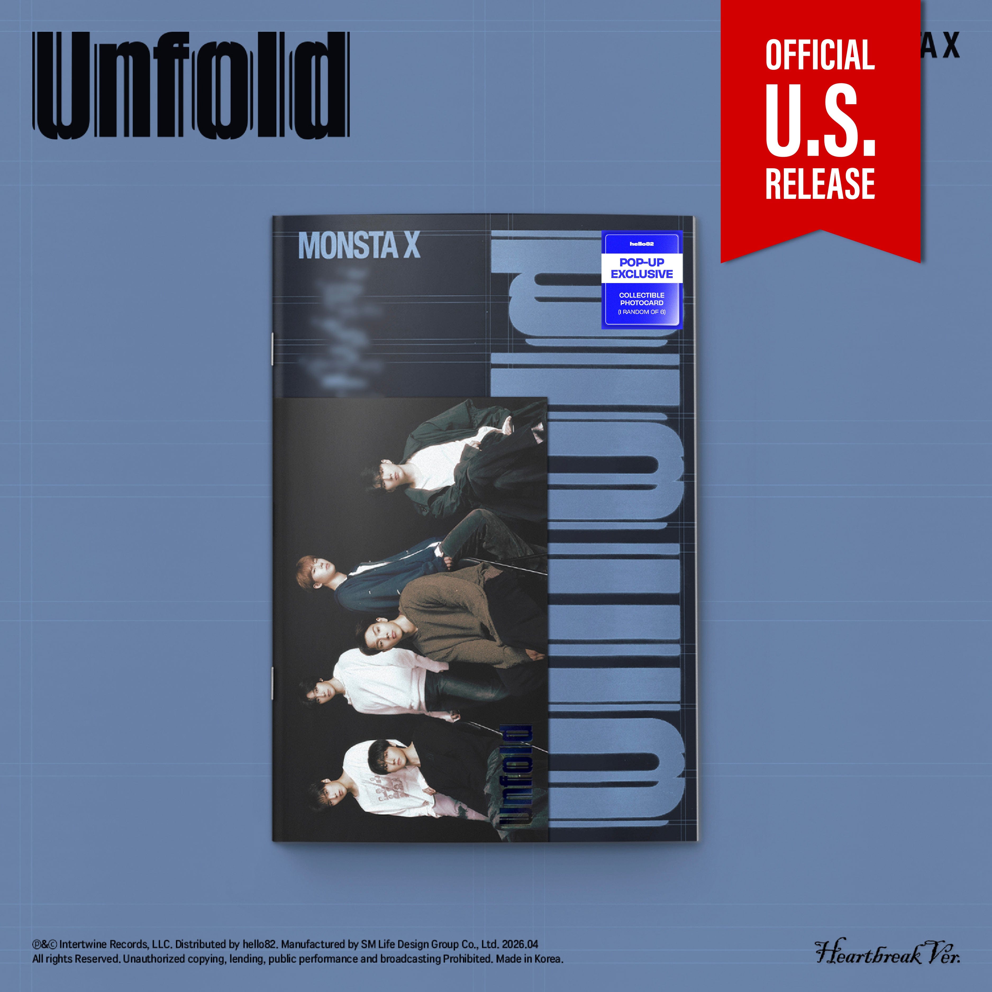 Pop-Up Exclusive] MONSTA X - Unfold – Kawaii Gifts