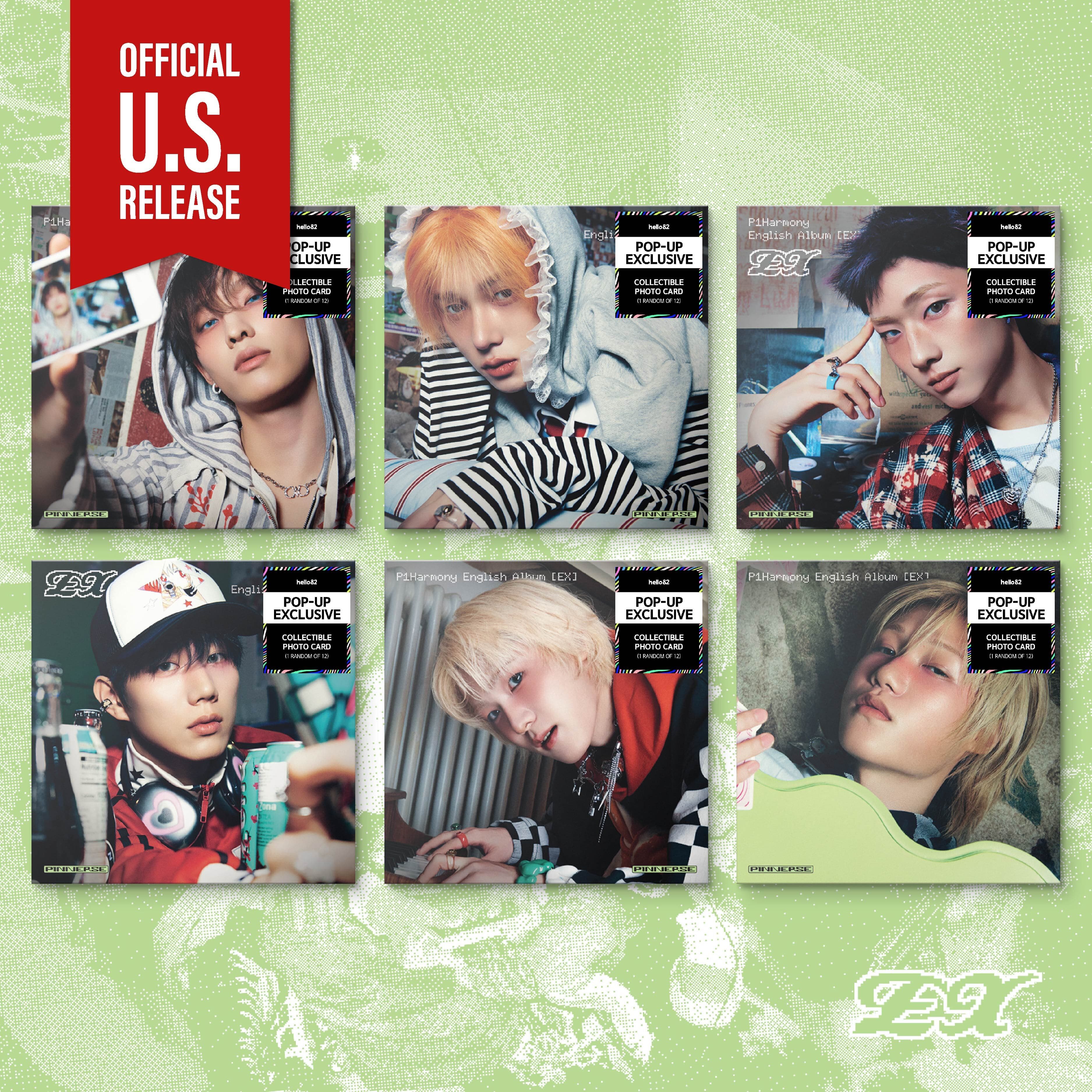 Kai Media [Pop-Up Exclusive] P1Harmony - EX (1st English Album) (Compact Ver.) Kawaii Gifts