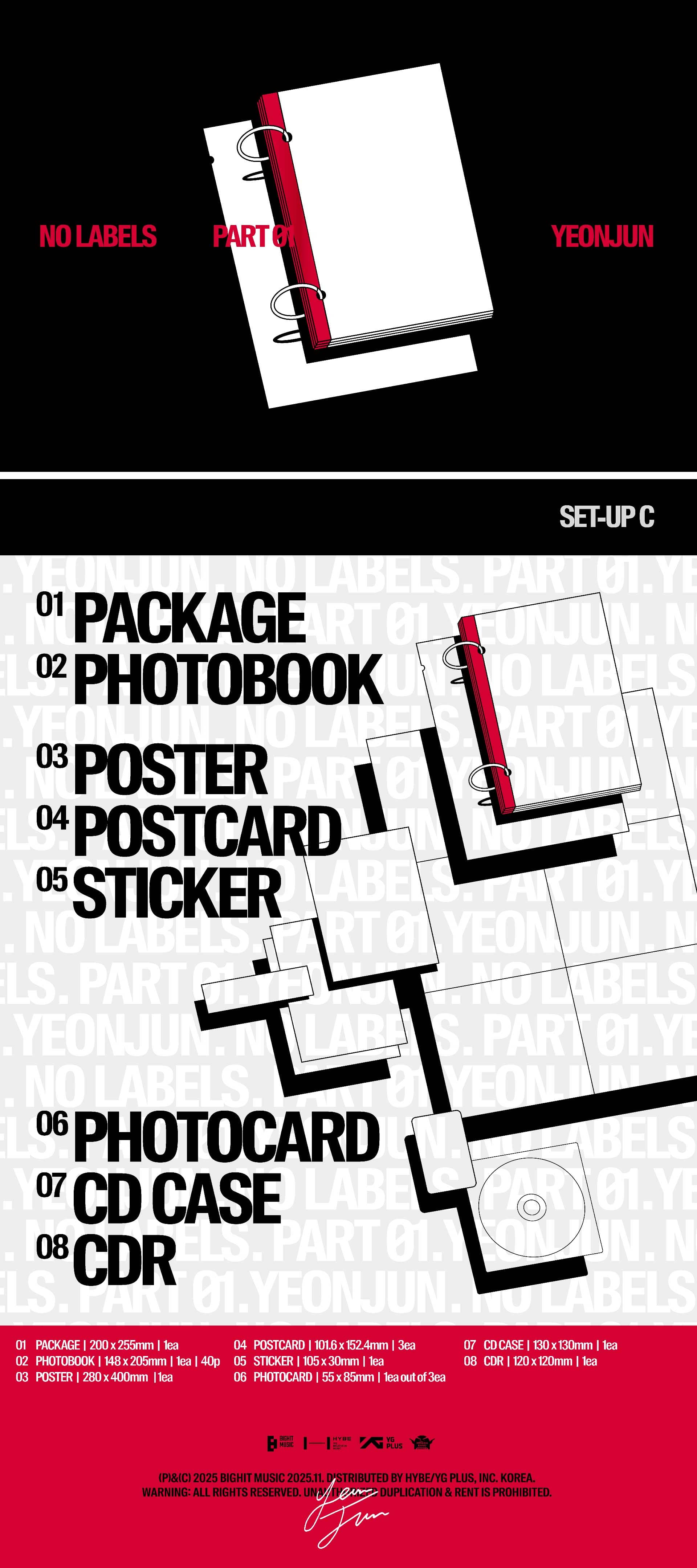 Kai Media [Pop-Up Exclusive] Yeonjun - No Labels: Part 01 Kawaii Gifts