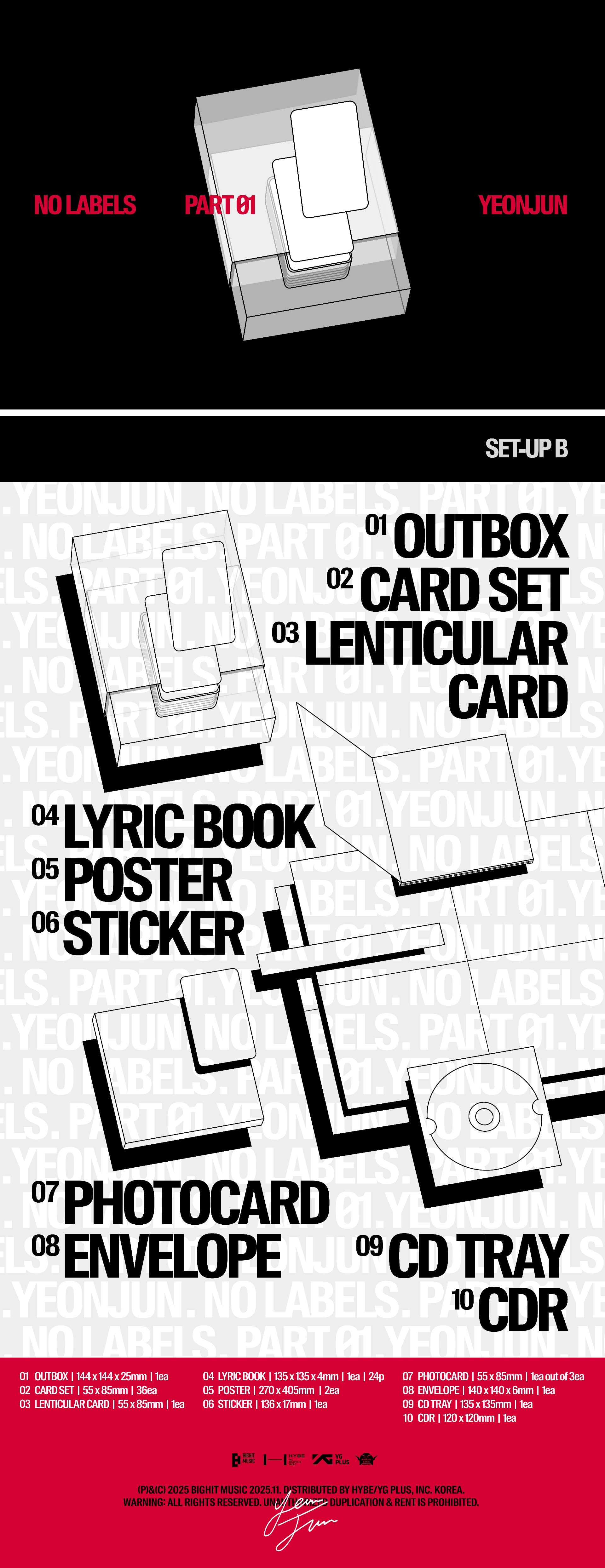 Kai Media [Pop-Up Exclusive] Yeonjun - No Labels: Part 01 Kawaii Gifts