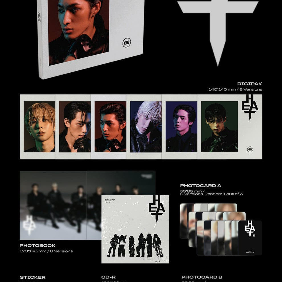 Kai Media [SIGNED] 82MAJOR - Heat (Digipack Ver.) [TWO PER CUSTOMER] Kawaii Gifts