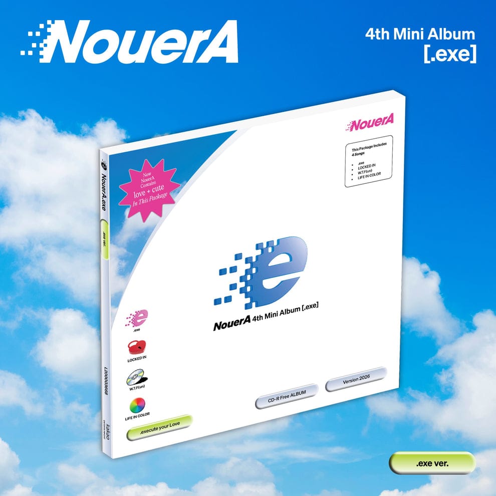 Kai Media [SIGNED] NouerA - 4th Mini Album [.exe] (.exe ver.) [ONE PER CUSTOMER] Kawaii Gifts