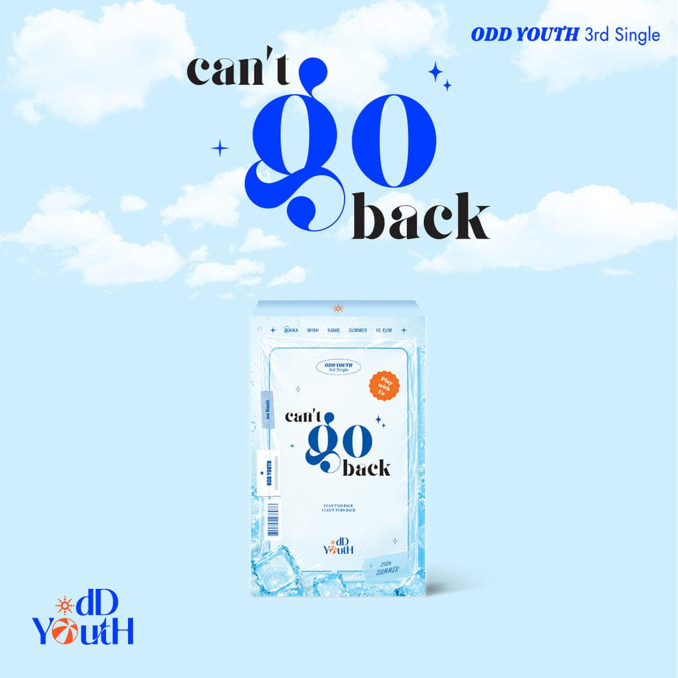 Kai Media [SIGNED] ODD YOUTH - 3rd SINGLE ALBUM : Can't Go Back [ONE PER CUSTOMER] Kawaii Gifts 8809704436076