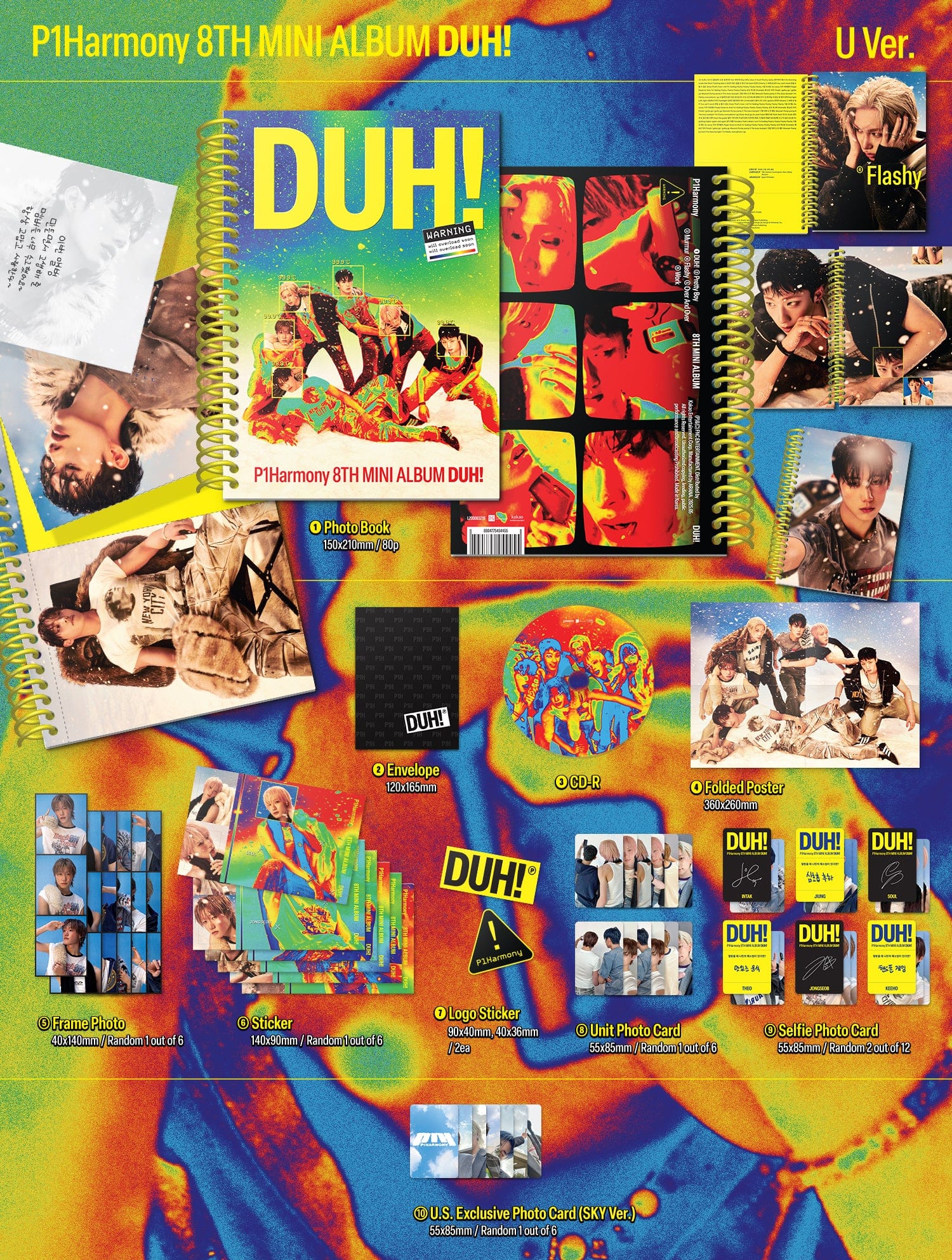 SIGNED] P1Harmony - Duh! (8th Mini Album) – Kawaii Gifts